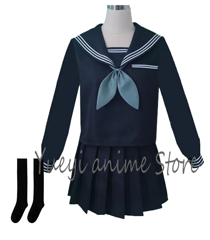 

Anime Cosplay nemu Manaka School Uniform Blue Suit Dress Halloween Outfit Cosplay Costume