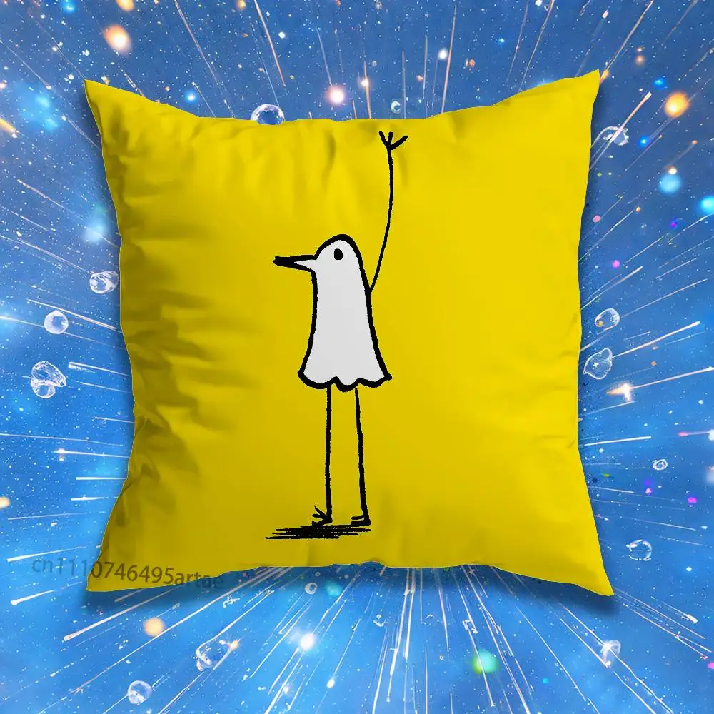 Goodnight Oyasumi Punpun Pillow Case For Home Bedroom Car Office Decoration Living Room Sofa Cushion Cover Suitable
