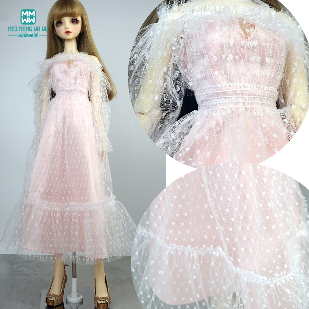 

Clothes for Doll Fashionable lace tulle long dress Fits 58-60cm 1/3 BJD DD SD Doll Toys gifts
