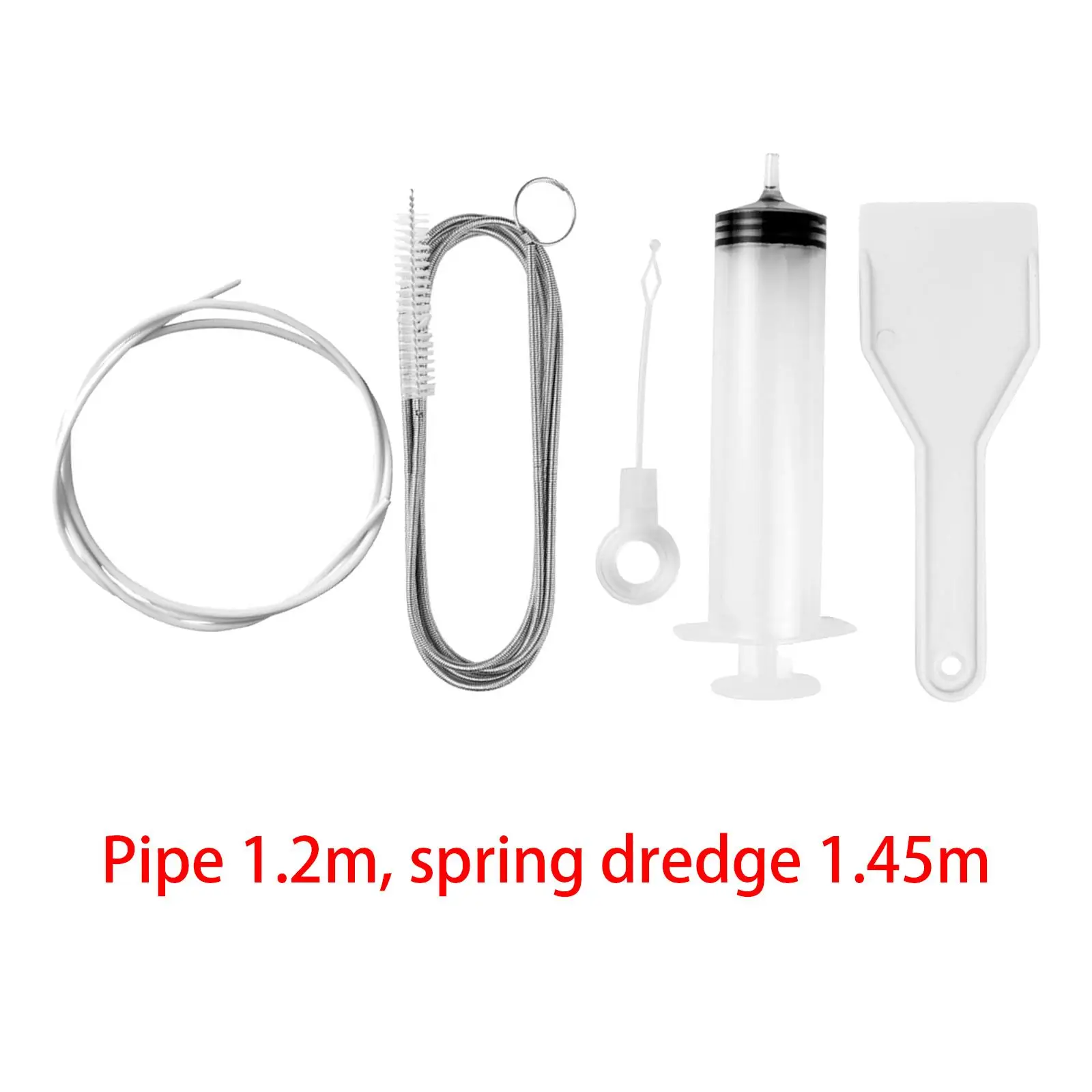 5-delige koelkastafvoergatreiniger Flexibele herbruikbare koelkastbaggerkits Universele afvoerpijpreinigingsborstel voor huishoudelijk gebruik