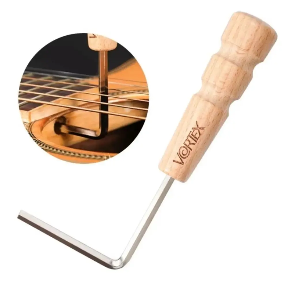 

Portable 4mm/5mm Guitar Tool Wooden Handle Extended Version Guitar Special Wrench Neck Adjustment Rod Hexagonal Wrench