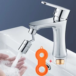 SHAI Universal Splash Faucet Spray Head 720 Degree Rotating Tap Filter Water Bubbler Faucet Aerator Kitchen Faucet Nozzle