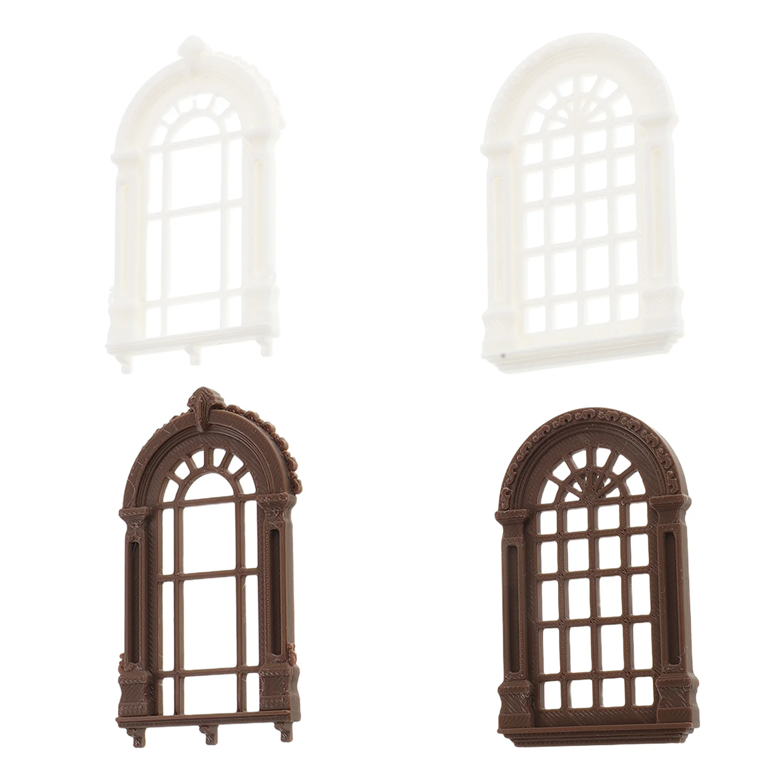 

Handmade Window House Kit 3 Styles Unique Decoration for Miniature Dollhouse Creative Home Decor Accessories Set