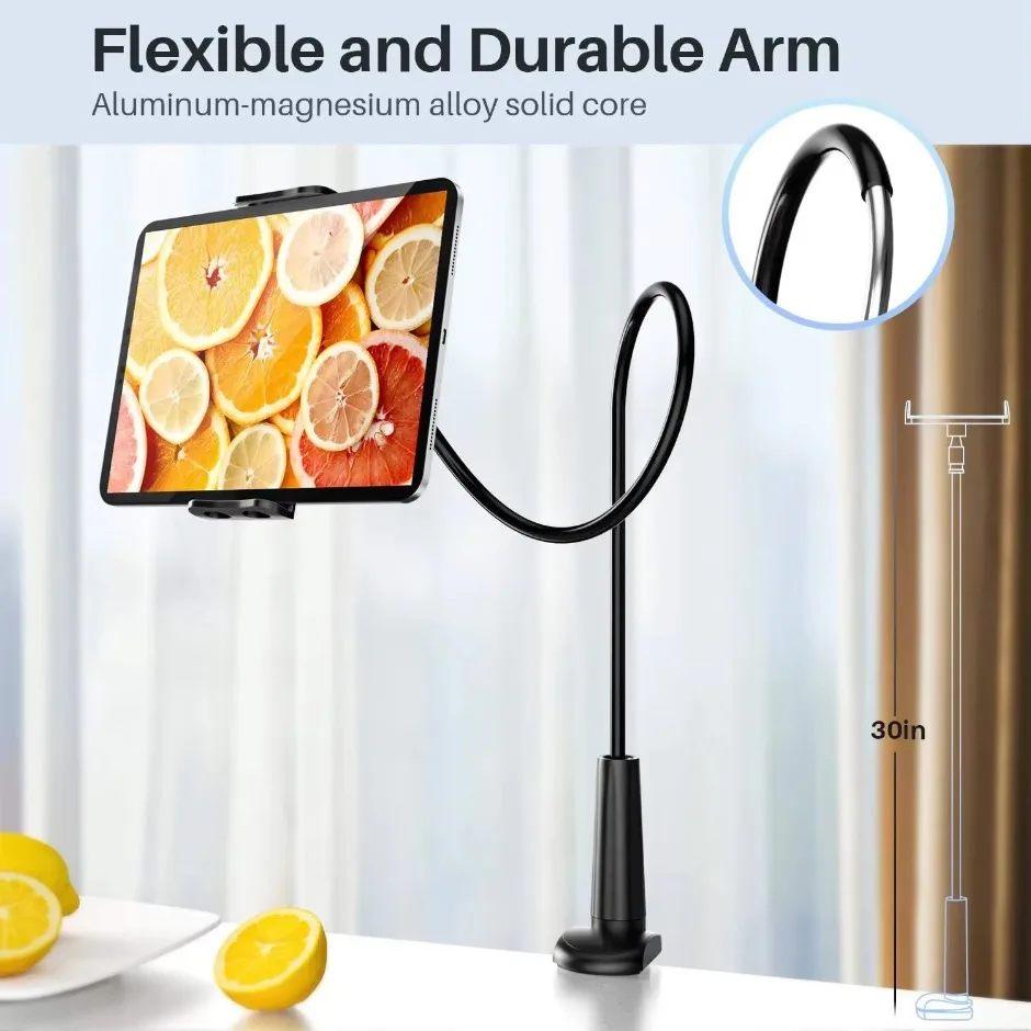 Multifunctional Lazy Phone and Tablet Universal Holder 80cm Tablet Holder Stand for iPad Air Mini or Other 4.7-10.5" Devices image 3