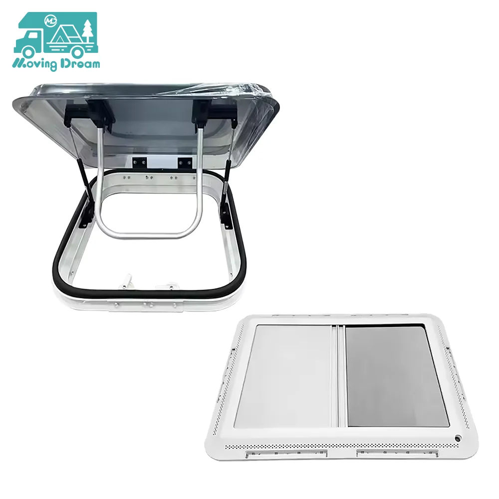 JDA Most Popular Escape Skylight RV Motorhome Roof Window with 12V LED Light Camper Van Skylight
