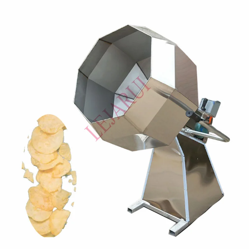 

Drum Fried Food Potato Chips Snacks Seasoning Machine Octagonal Peanut Flavoring Coating Machine