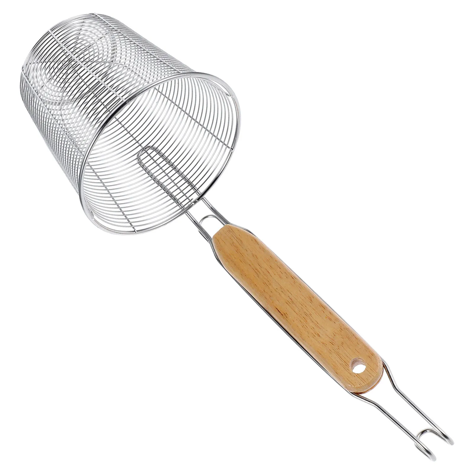 

Noodle Strainer Basket Stainless Steel Mesh Pasta Colander Kitchen Tool Heat Resistant Fire Pot Filter