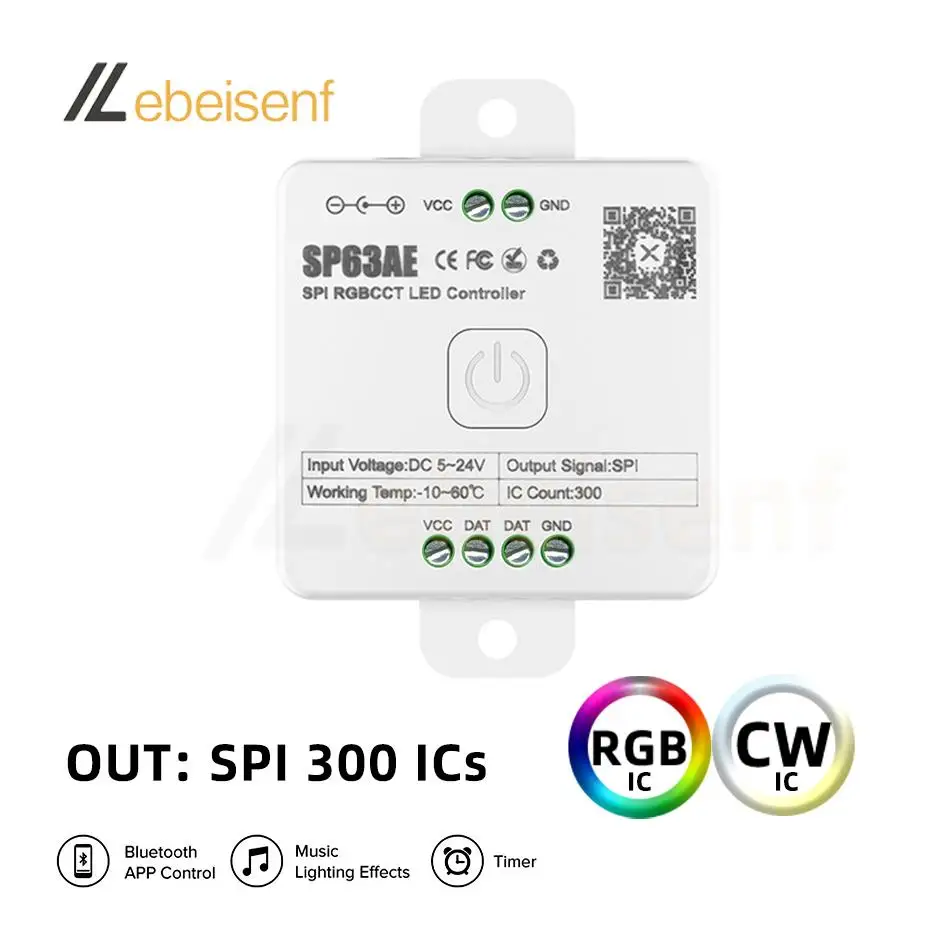 Smart BT SP630E All In 1 LED 5CH PWM SPI Controller for Pixel LED