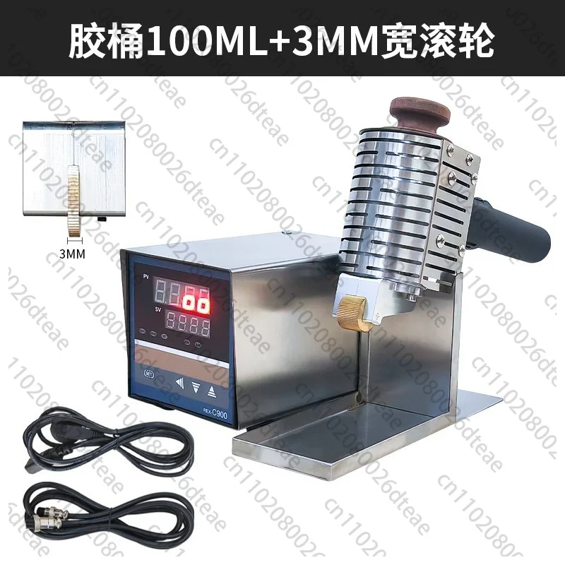 Small Handheld Glue Spreader Roller Coater For Leather Gift Box Gluing Application