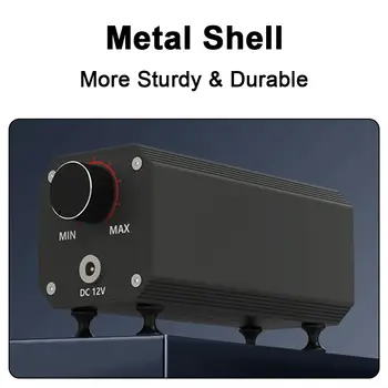 交流110V/220V空氣輔助壓縮機,雷射切割機和雕刻機用空氣輔助泵,可調流量10-30公升/分鐘,帶金屬外殼 10 最佳銷售 空氣泵雷射 - №6