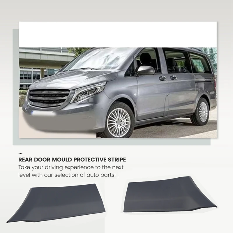 New Car Rear Door Mould Protective Stripe Styling Mouldings Moulding Trim Strip For Mercedes Vito Viano 639