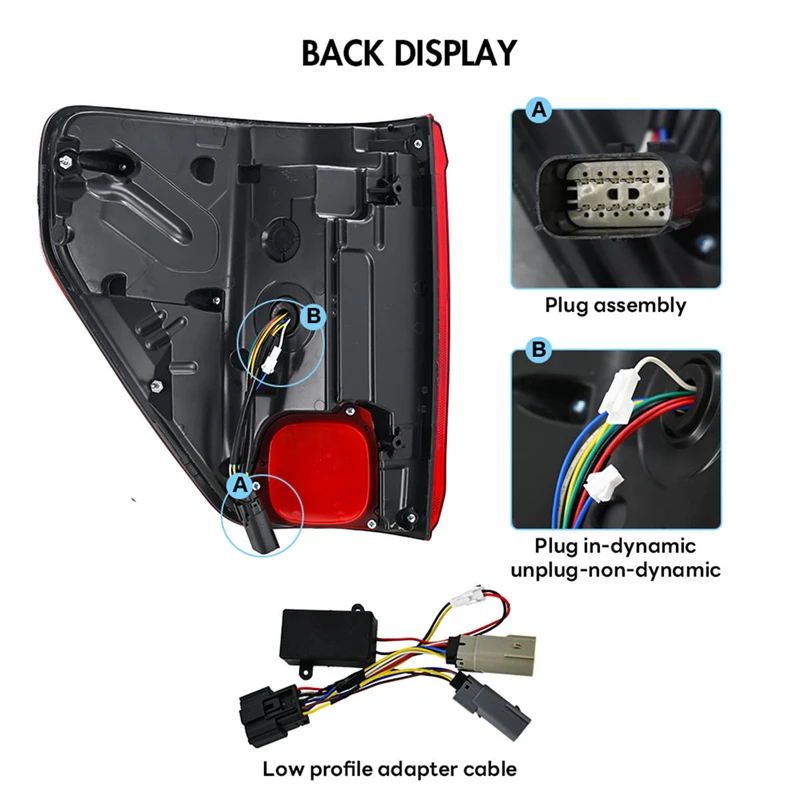 Hinten LED Rückleuchten für F150 F-150 2021 2022 2023 2024 Rückleuchten Dynamische Blinker Bremse Rückleuchten Auto zubehör