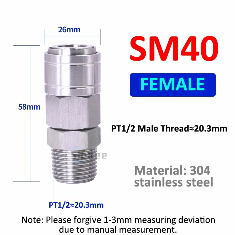 （customized） 20pcs SM40 + 20PCS ph20 (304 stainless steel )