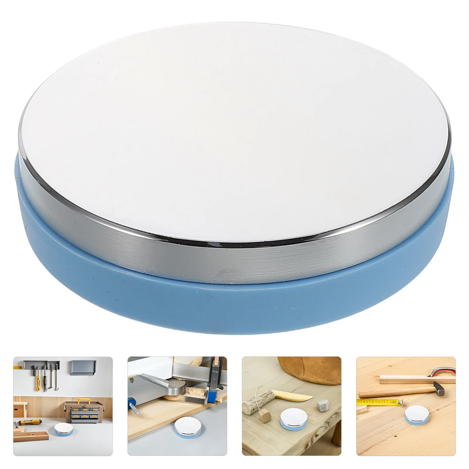 

No Rebound Steel Metal Stamping Round Block Mirror Polished Surface Jewelry Crafting Flattening Plate Metal Stamping Blanks