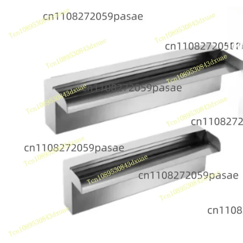 Stainless Steel Waterfall Outlet, Water Wall, Water Curtain Outlet-Sizes 60cm, 50cm, 40cm