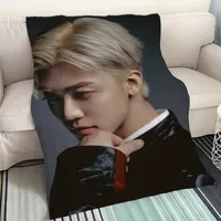 Decorative Blankets for Sofa Cover Blanket Bed NCT Smoothie Cute Throw Blanket Fluffy Luxury Blankets & Throws Cobija Knee Soft