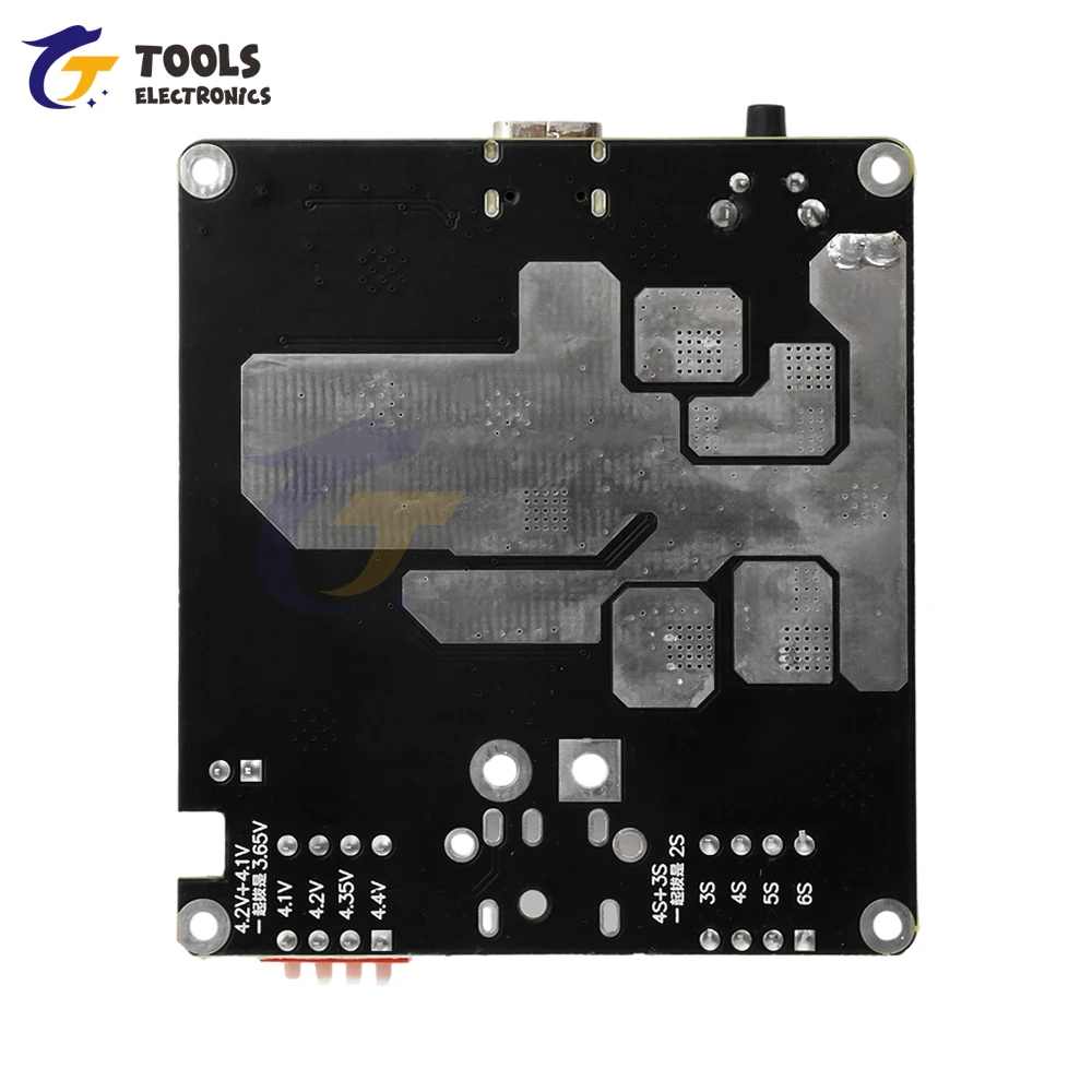 Módulo de carregador rápido bidirecional 140W 2S 3S 4S 5S 6S Placa de carregamento de bateria de lítio IP2366 Li-ion Lifepo4 BMS Módulo de carregador