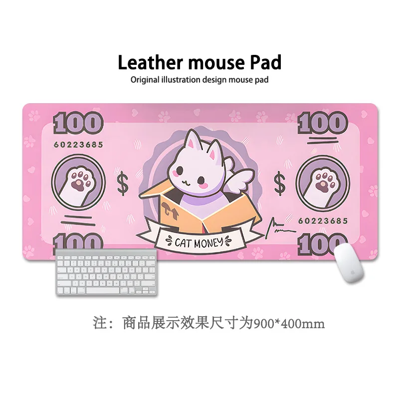 Tappetino per mouse anime Simpatico cartone animato Gatto Tappetino da scrivania Tastiera Tappetino antiscivolo Apprendimento Ufficio Lavoro Accessori da gioco Protezione