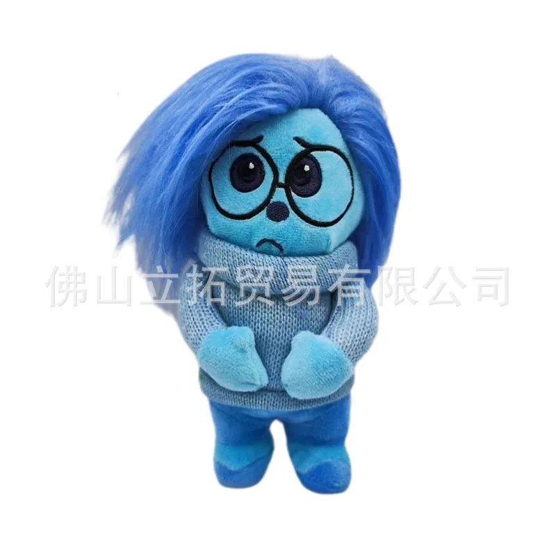 Inside Out Joy Plush Pendant Sadness Kawaii Anime Cute Cartoon Student Plush Dolls Pillow Decorate Toys Girls Children Gifts