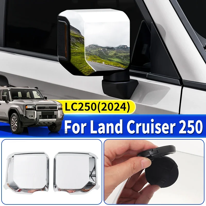 

For 2024 Toyota Land Cruiser 250 1958 Rearview Mirror Covers Prado LC250 FJ250 Exterior upgrade Accessories Modification Tuning