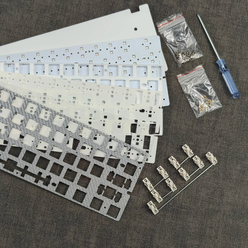 Jiangwan AE61 Pro Magnetic Switch PCB Custom Dual LED Bottom RGB 174 LEDs 0.001 RT StarFlash 480 for Gaming Keyboard Accessories