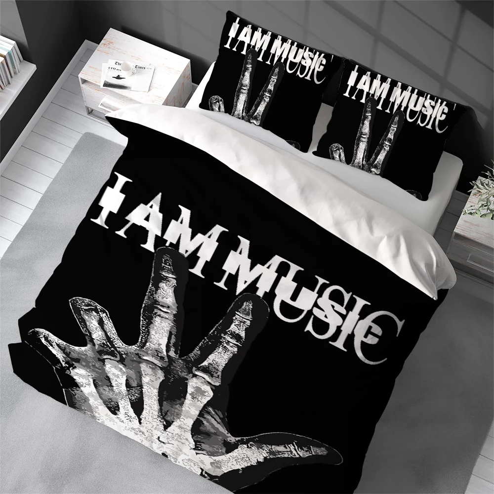 P-Playboi Carti I AM MUSIC Duvet Cover Set Home Style Bedding Soft Laundry Cotton Bed 3 Piece Set Student Dormitory Gift