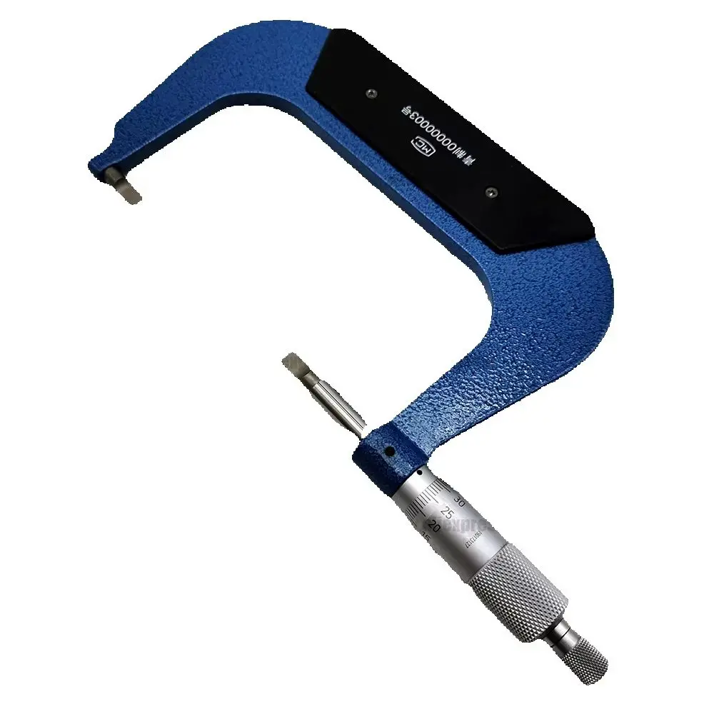 XIBEI Blade Micrometers Blade 0.4mm Type 0-25 25-50 50-75 75-100mm 0.01mm Blade Measuring faces and Non-Rotating Spindle