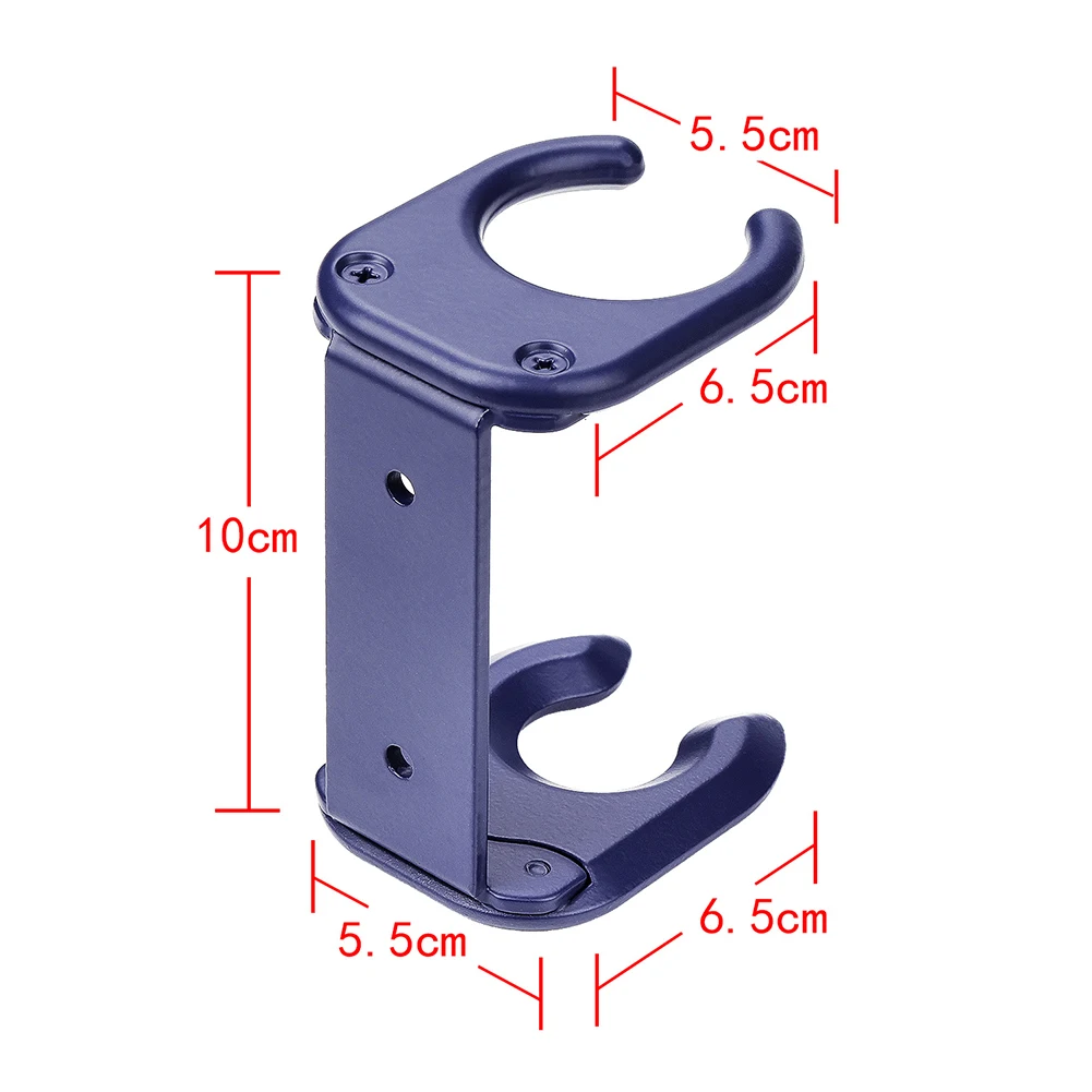 حامل مجفف الشعر المثبت على الحائط حامل مجفف الشعر المعدني رف تخزين سهل التركيب لمجفف شعر دايسون HD08 HD15 HD16 HD18