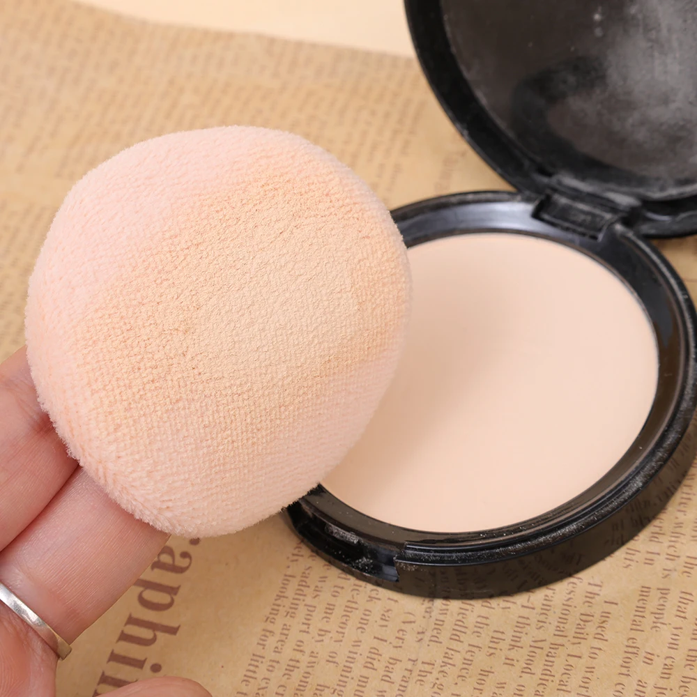 50pcs Round Cosmetic Puff Set Makeup Sponges Foundation Loose Powder Women Powder Puff Makeup Tools Cheap Korean Make Up Tools