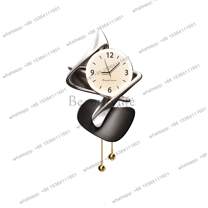 Minimalist Unique Wall Clock Design No Sound European Modern Luminous Wall Silent Clock Room Art Reloj Digital Pared Home Decor