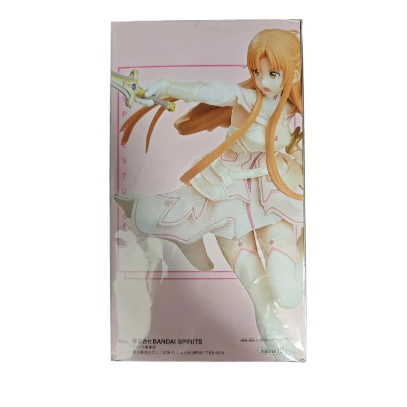 En Stock Figure modèle poupée Bandai Original Banpresto épée Art en ligne Asuna Yuuki Action flambant neuf en boîte personnages d'anime Garage