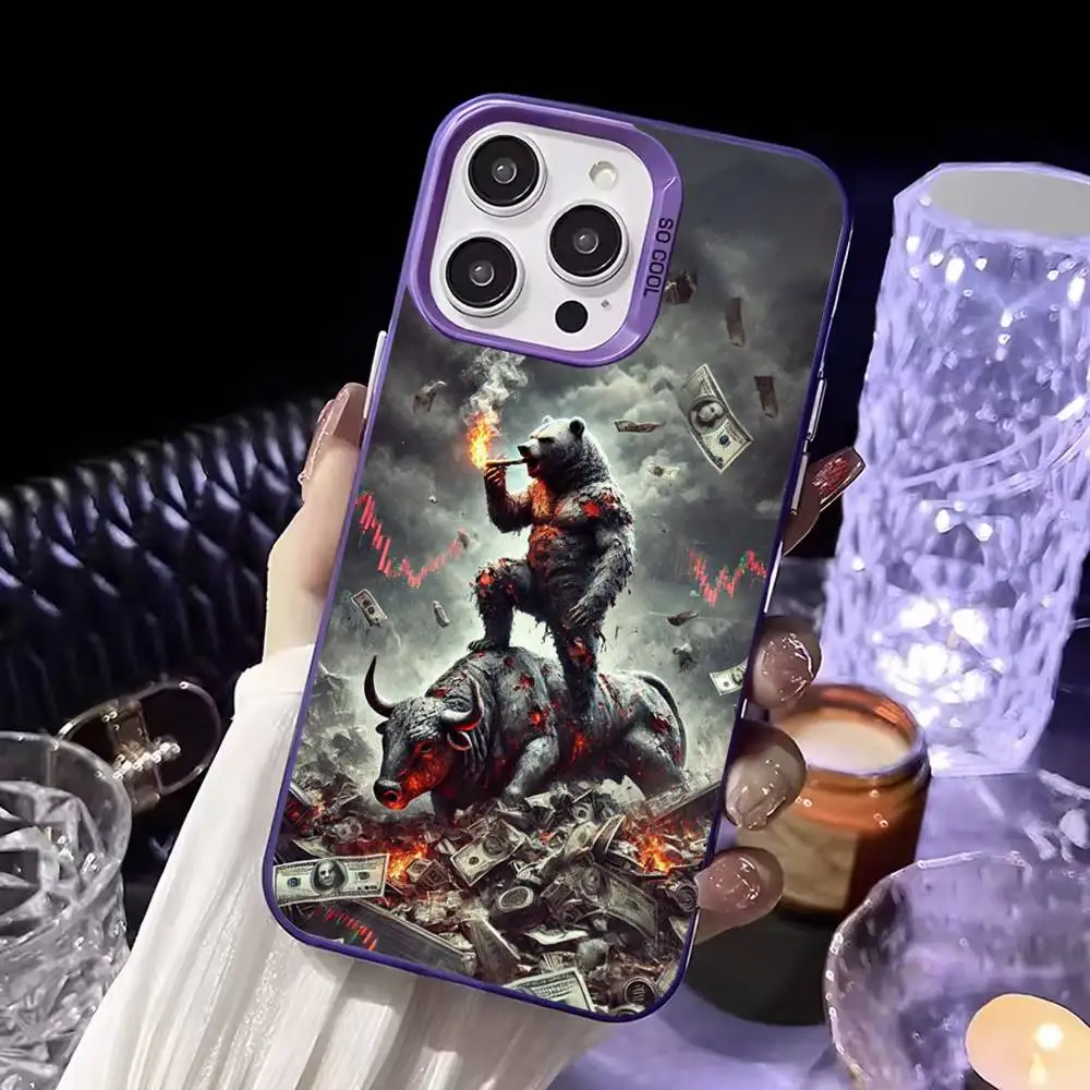 حافظة هاتف من Forex Day Trading Day Trader لهاتف iPhone17,16,15,14,13,12,11,Mini,Pro,SE,MAX,plus,Purple Matte غطاء سيليكون #4