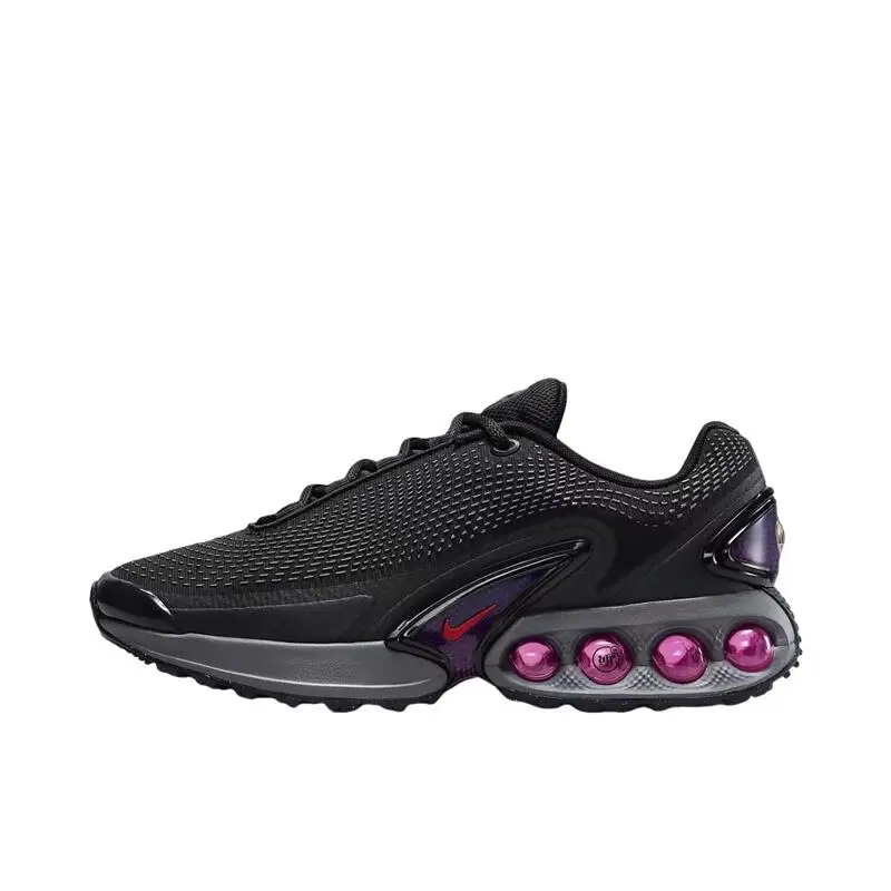 Nike Air Max Dn Comfortable Daily Low Cut Wear Resistant Anti Slip Lightweight Life Casual Running Shoes for Women Black White