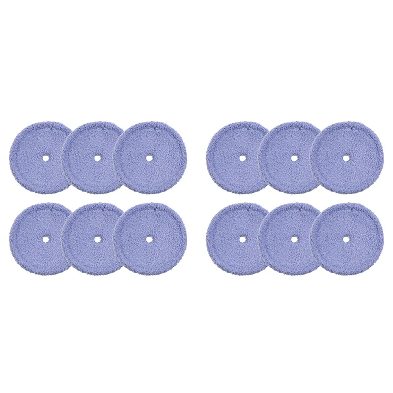 12X Washable Microfiber Mop Pads For EVERYBOT Edge RS700 RS500 Robot Replacement Accessories