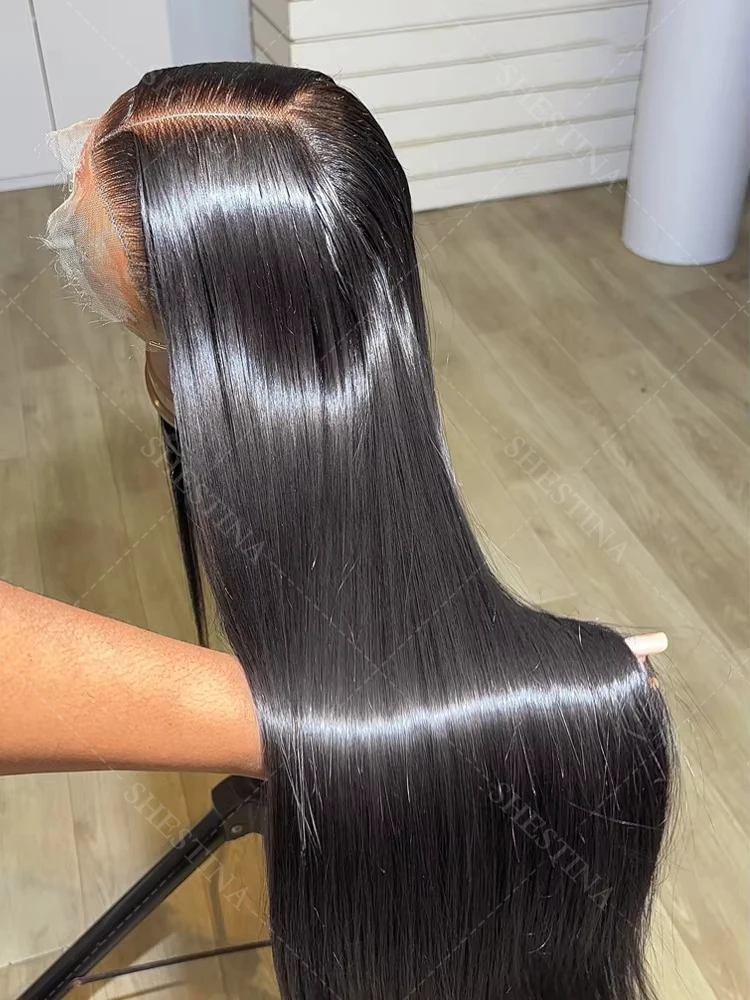 

Прямые парики из 100% натуральных волос, 13x4 HD, с прозрачной кружевной основой, 5x5, без клея, готовые к носке, для женщин