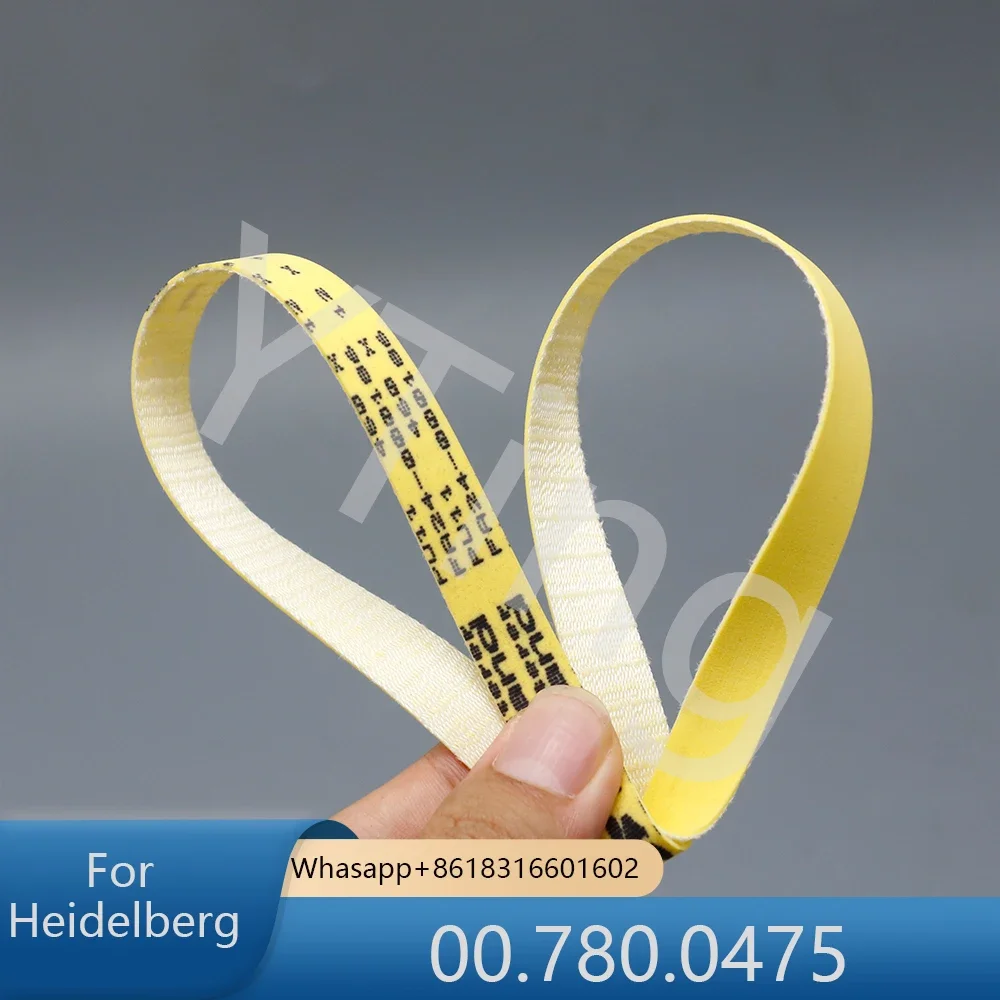 For Heidelberg 490x10x1MM 460x10x1MM 00.780.0475 Belt Drive For SM74 Cycles Powder Spray Motor Belt