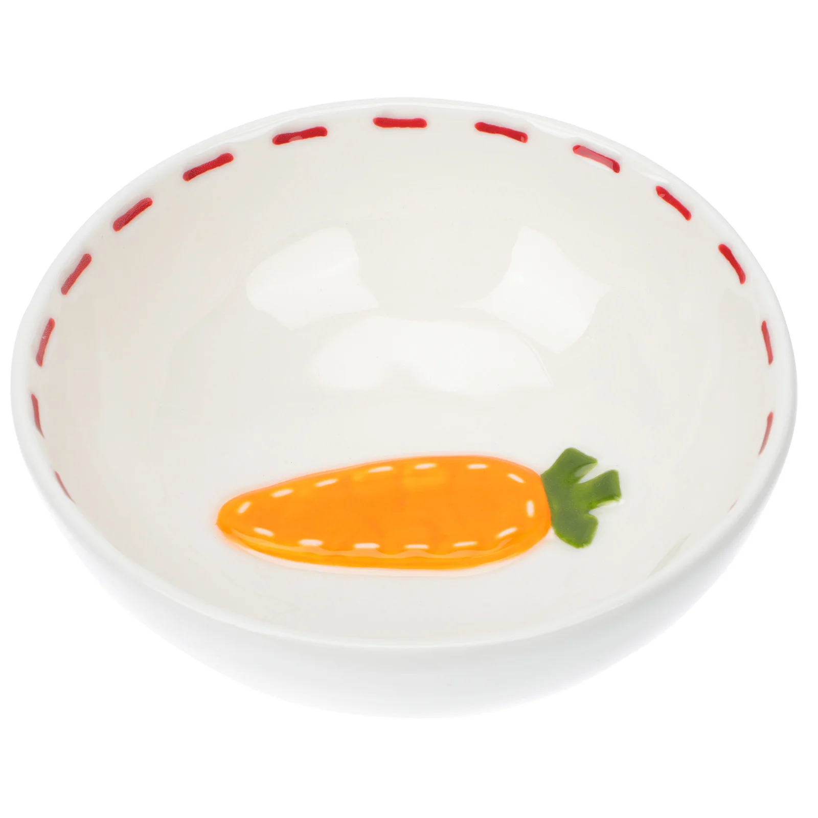 

1Pcs Embossed Rabbit Small Versatile Seasoning Bowl Cartoon Ceramic Dining Table Accessory Rice Bowl Versatile Seasoning Saucer