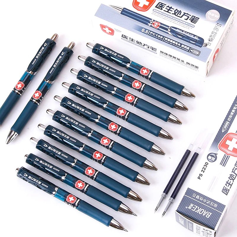 Don't Fade for Long European Standard Press Type Medical Prescription Pen Gel