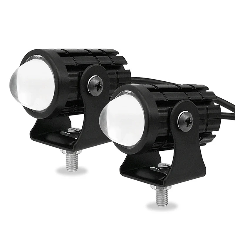 Dual Color Motorcycle LED Headlight Fisheye Lens LED Motorcycle Light