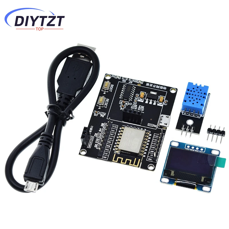Station météo avec écran OLED 0.96 ESP8266, Kit de bricolage, Kits de démarrage IOT pour Arduino D1 MINI, Module WIFI sans fil Bluetooth