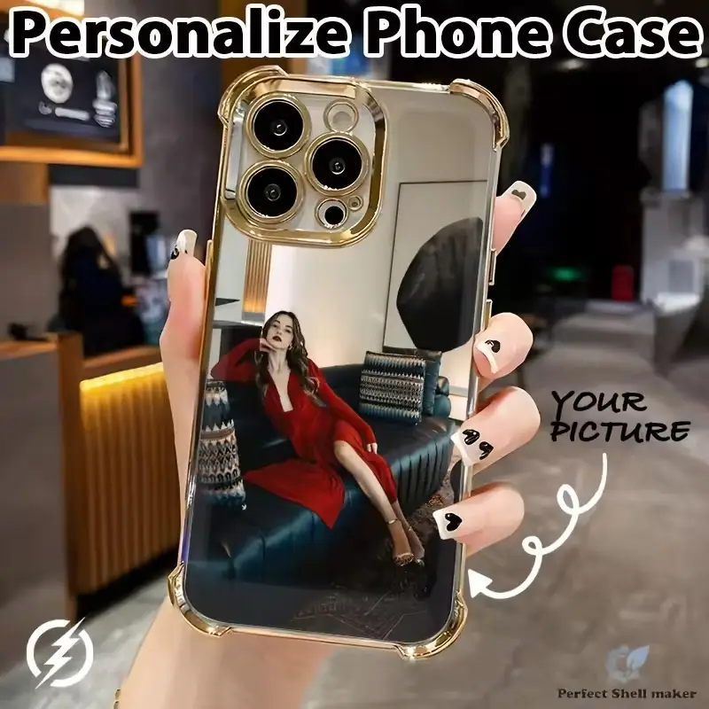Coque de téléphone personnalisée avec photo de vie, antichoc et protectrice pour iPhone 18 17 16 15 14 13 12 Pro Plus Max Mini Air