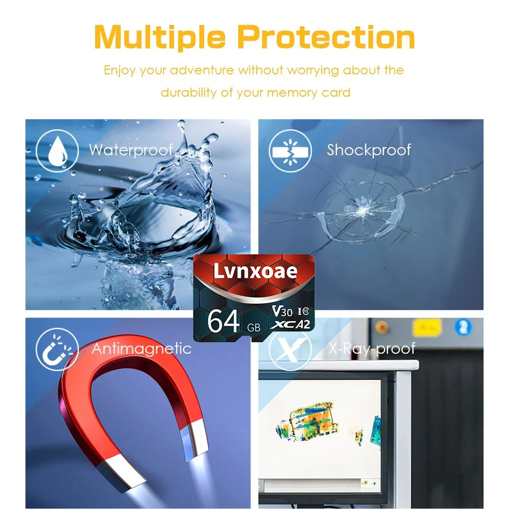 بطاقة الذاكرة 128 جيجابايت عالية السرعة بطاقة SD 64 جيجابايت 32 جيجابايت C10 U3 A2 بطاقة ذاكرة فلاش 16 جيجابايت 8 جيجابايت مايكرو Tarjeta SD للهاتف نينتندو سويتش #3