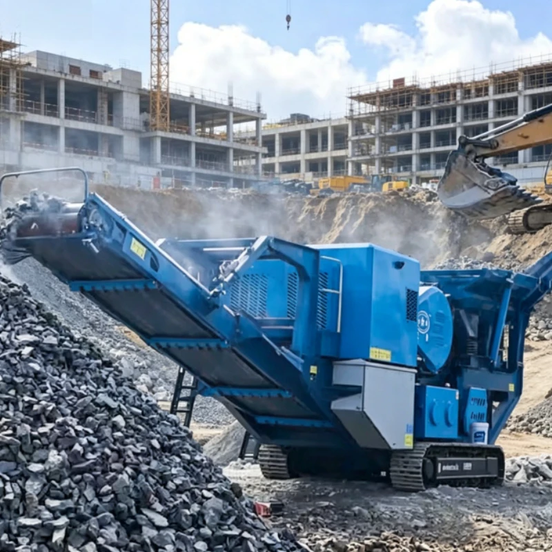 Customized Mobile Portable Coal Cone Concrete Diesel Impact Crushing Plant Hammer Mining Rock Stone Jaw Crushers Machine