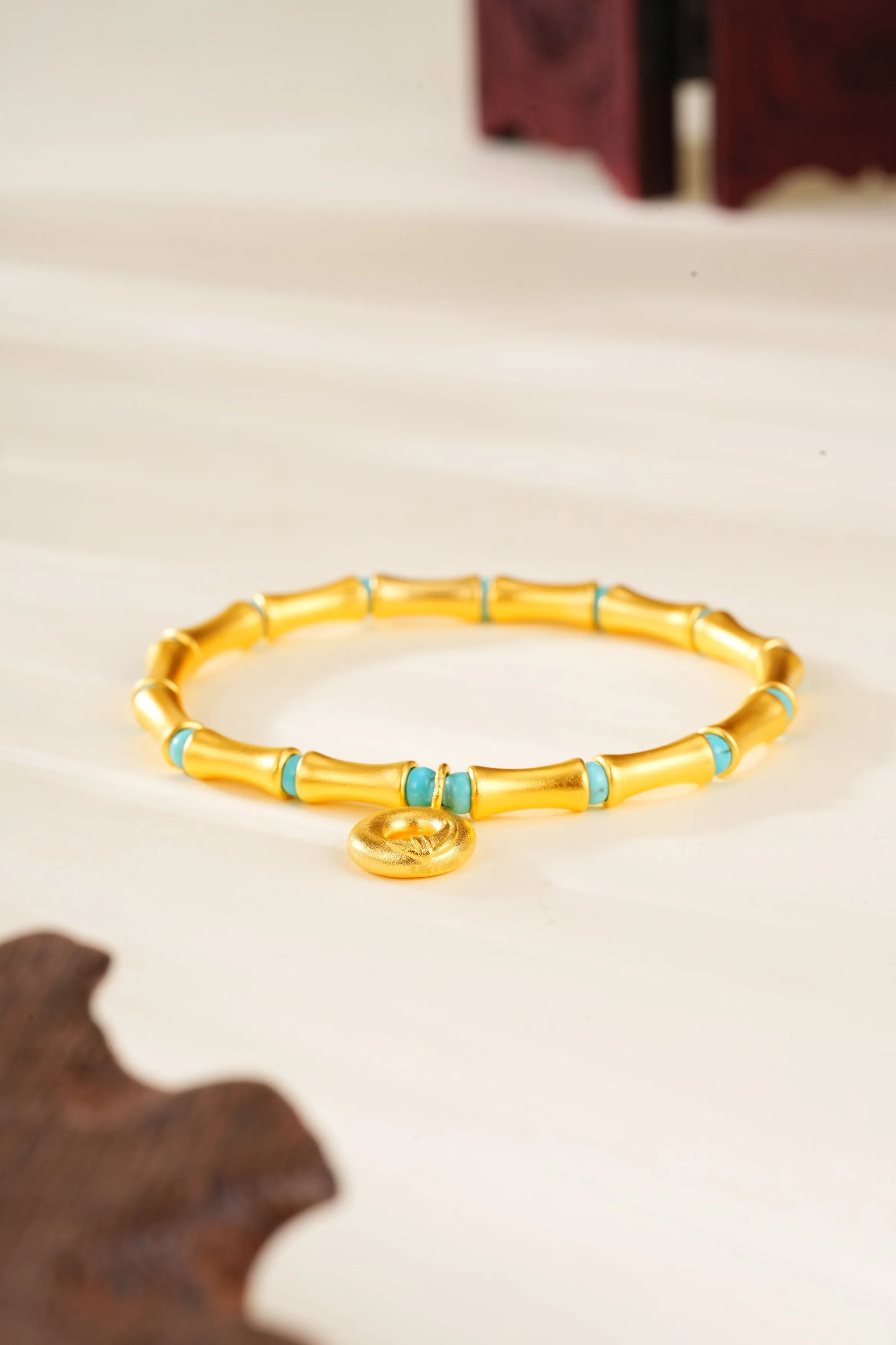 

Lium Gems 24K Gold Vermeil Protection meaning Bamboon Danity Bangle Dainty Boho Bracelets 925 Sterling Silver Jewelry for Women