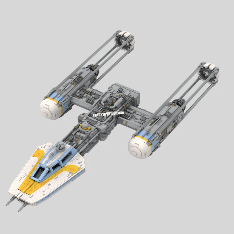 NEW 7841PCS Famous Star Movie MOC Rebel fleet Y-Wing long-range bombers model DIY creative ideas Child Toy Birthday Gift blocks