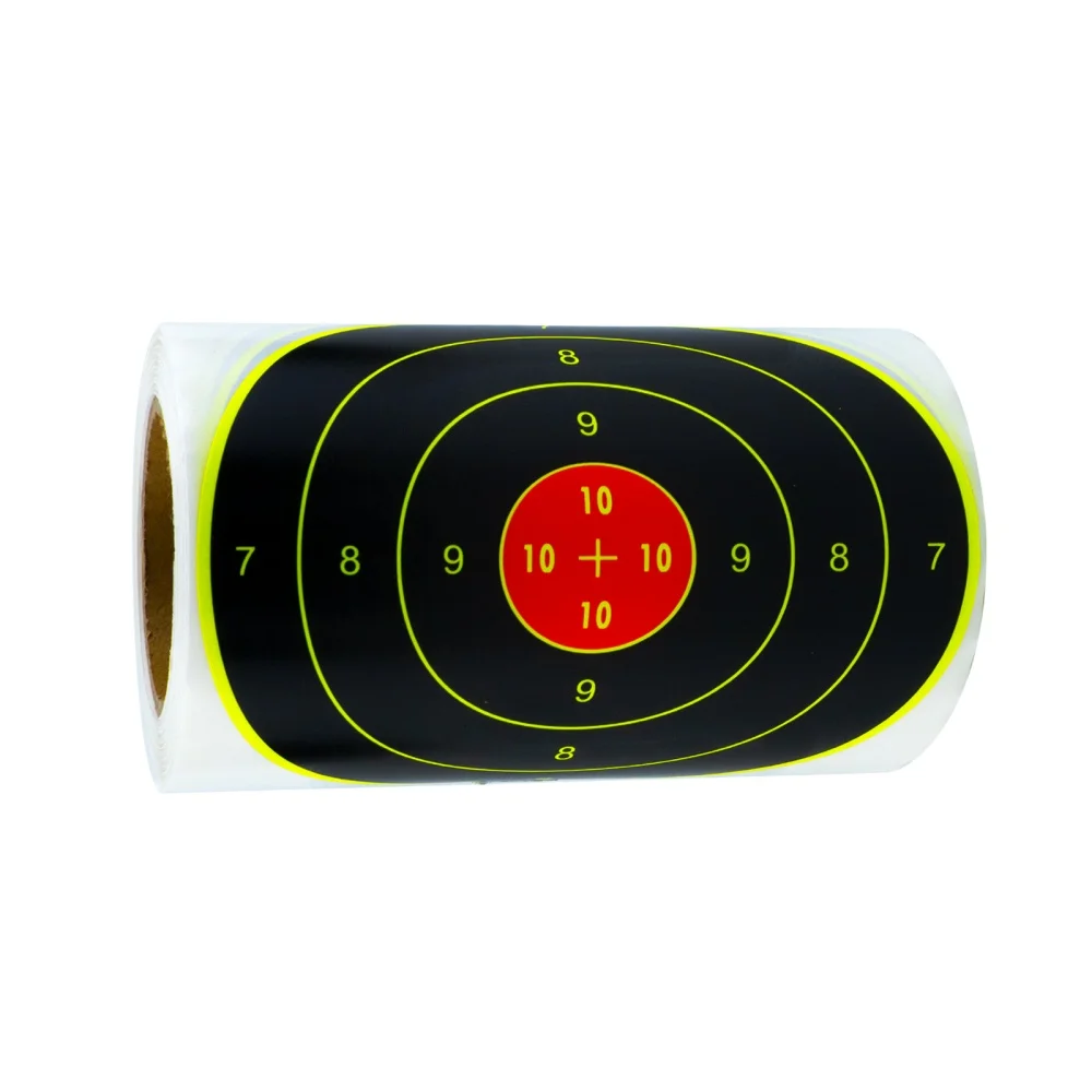 100 Peças de Adesivos de Alvo Digital de 4 Polegadas para Prática de Tiro, Adesivos de Alvo para Treinamento de Tiro