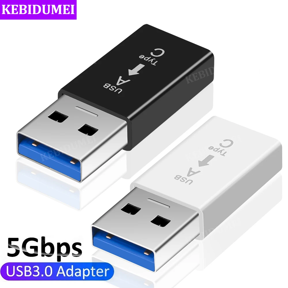 USB 3.0 Adapter Connector 5Gbps USB C to USB A Converter Female to Male Extension Plug For PC Laptop USB 3.0 Coupler Extender