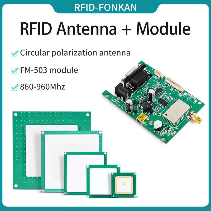 UHF RFID Ceramic Antenna 860-960mhz Reader Writer UHF RFID Development Kit RFID Module