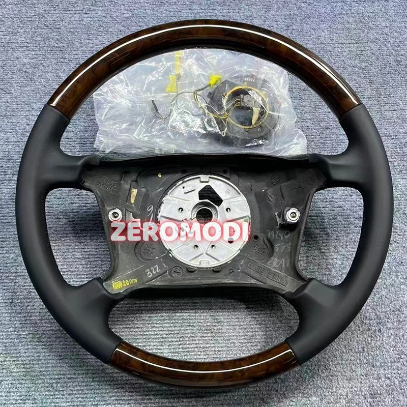Car Wood Steering Wheel For BMW E36 1995-1997 E46 1998-2004 X3 E83 X5 E53 E38 1994-2001
