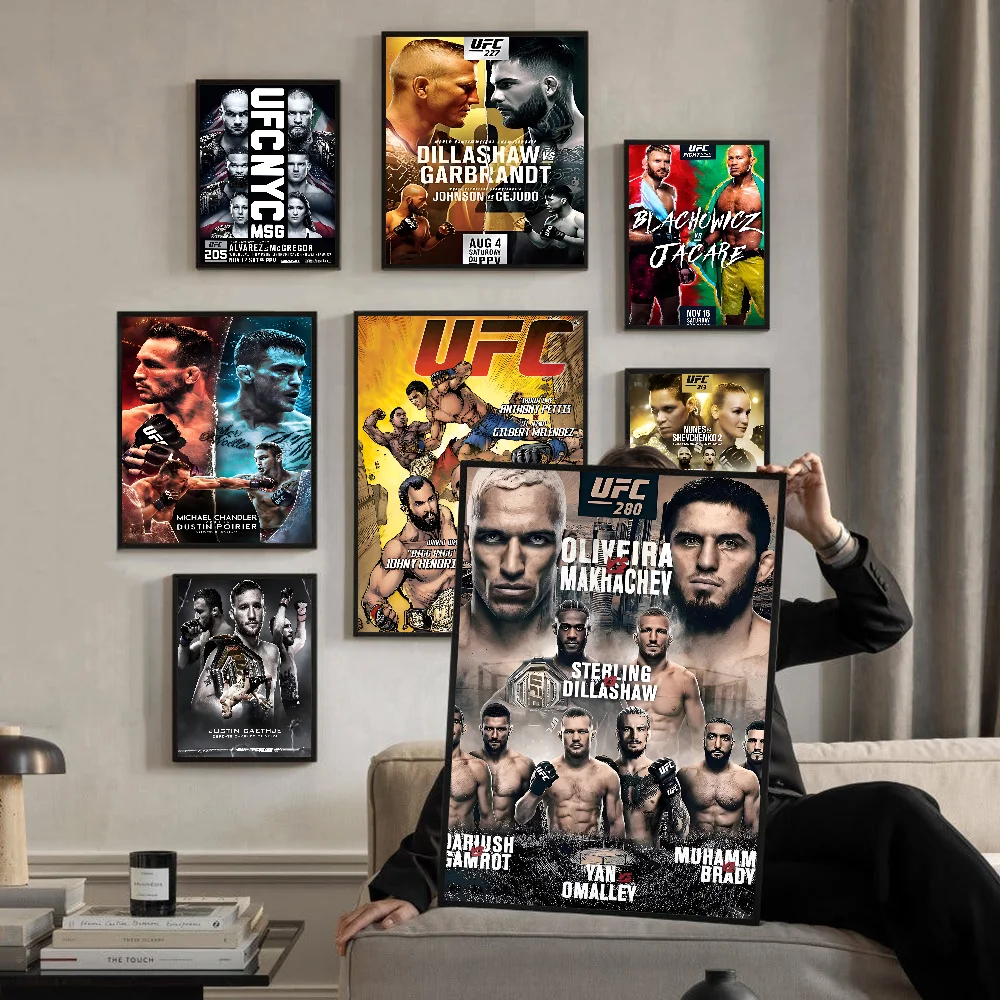 U-ultimative Kampf meisterschaft uf Vintage Poster klebrigen Vintage Zimmer Home Bar Cafe Dekor Kawaii Raum dekor